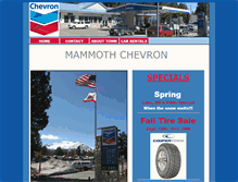 Tablet Screenshot of mammothchevron.com